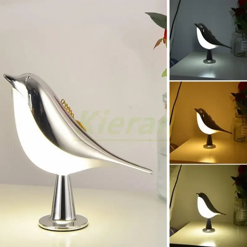 LumoBird™ Sculptural Metal Lamp