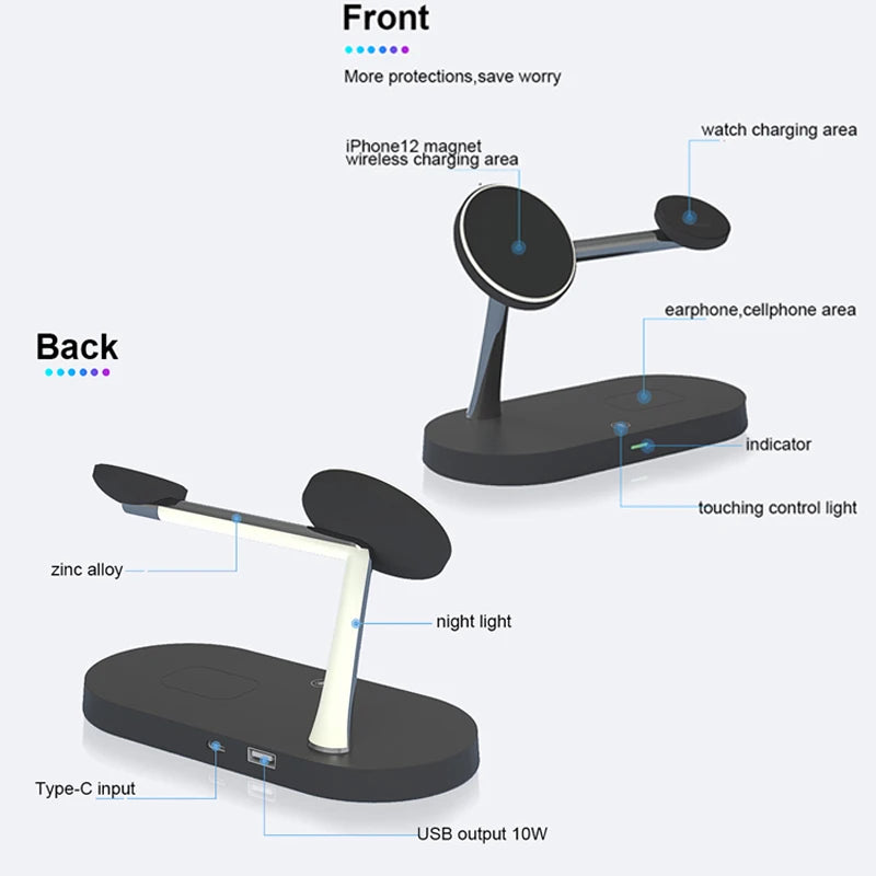 TriCharge™ 3-in-1 Wireless Dock