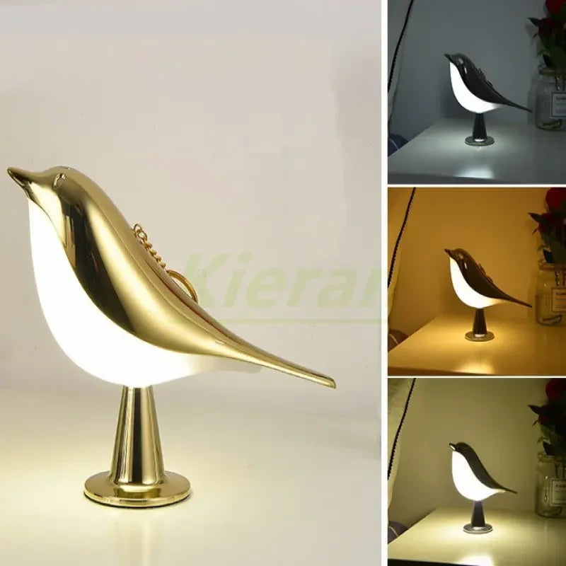 LumoBird™ Sculptural Metal Lamp