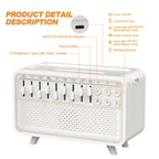 SerenityWave White Noise & Bluetooth Speaker