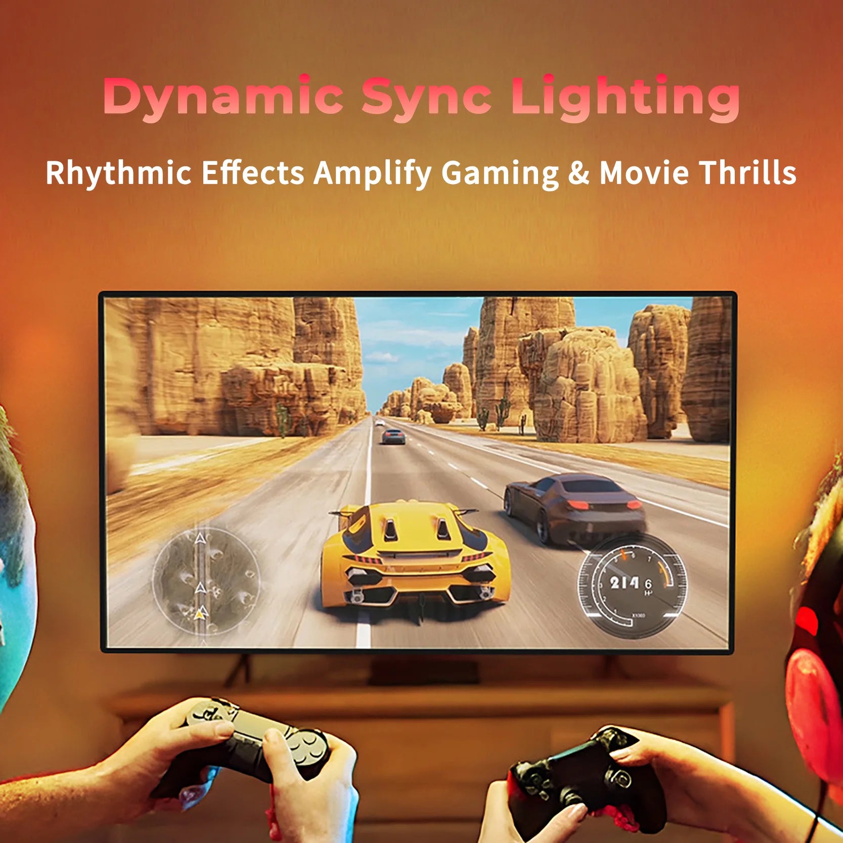 AuraSync™ Reactive TV LED Backlight