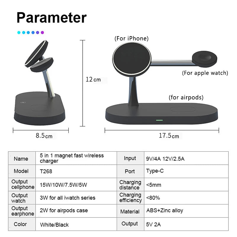 TriCharge™ 3-in-1 Wireless Dock