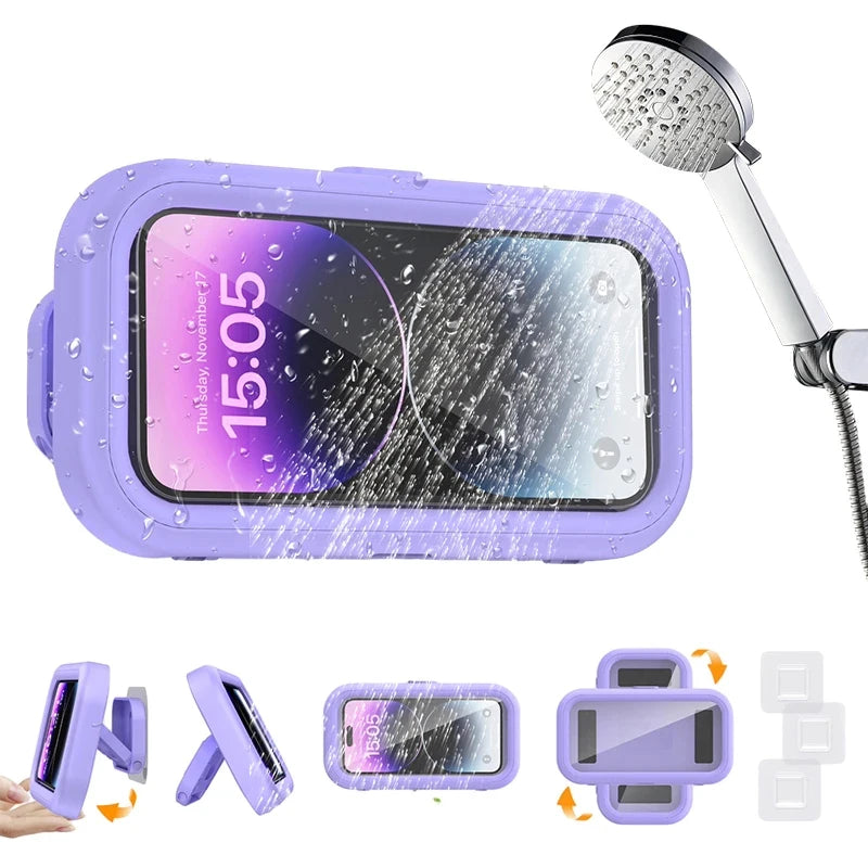 HydroView™ Shower Phone Holder
