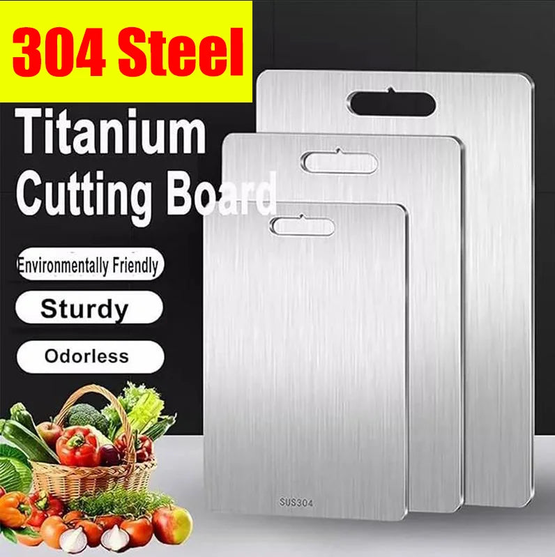 TitanEdge™ 304 Steel Cutting Board